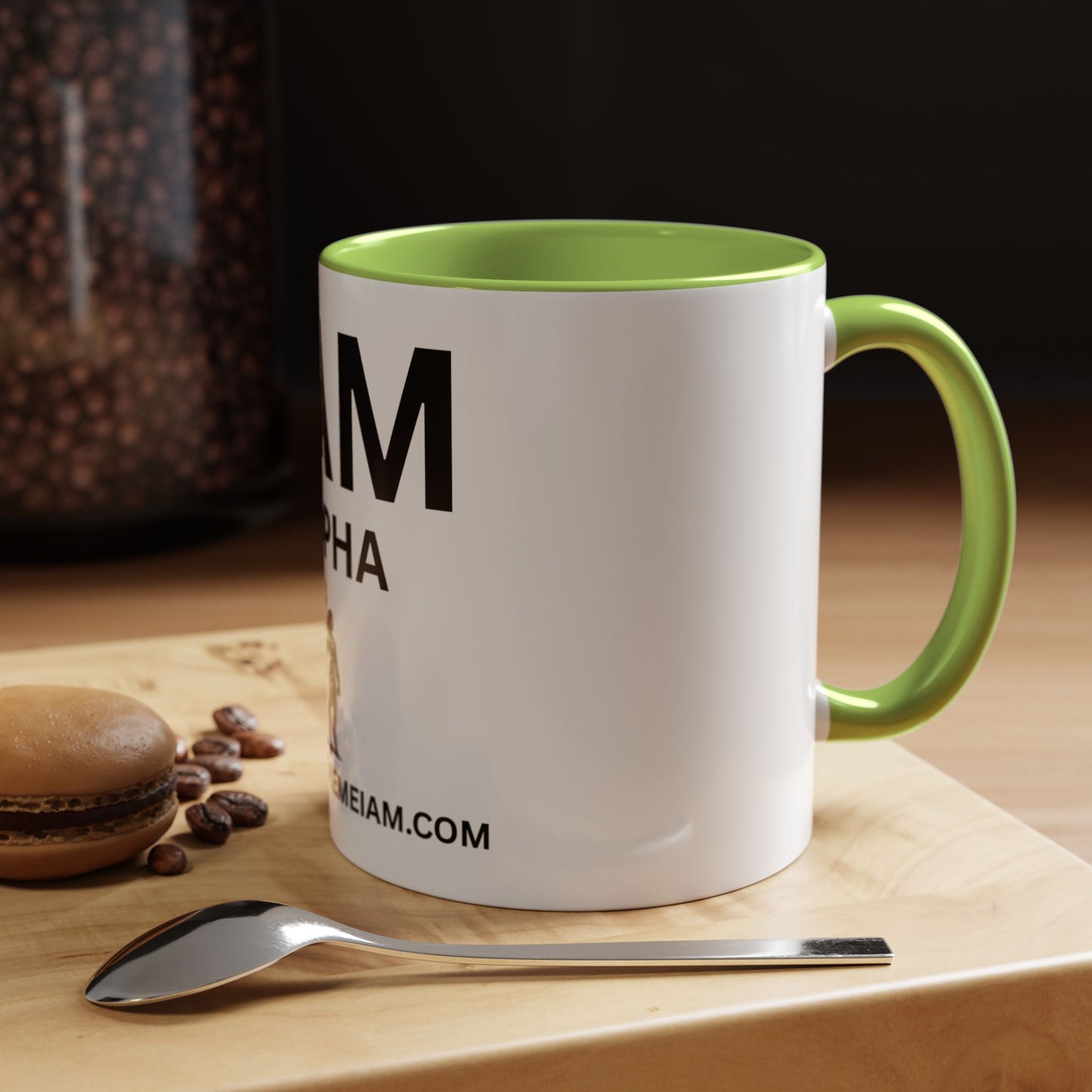 I AM Alpha Women Inspirational Accent Coffee Mug - 11/15oz