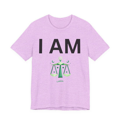 I AM Libra Unisex Short Sleeve Tee