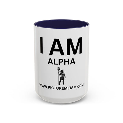I AM Alpha Women Inspirational Accent Coffee Mug - 11/15oz