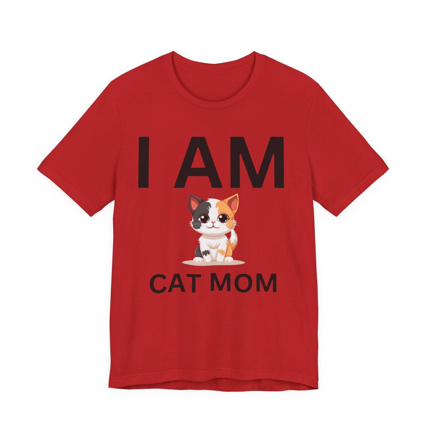I AM Cat Mom Short Sleeve Tee