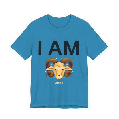 I AM Aries Unisex Short Sleeve Tee
