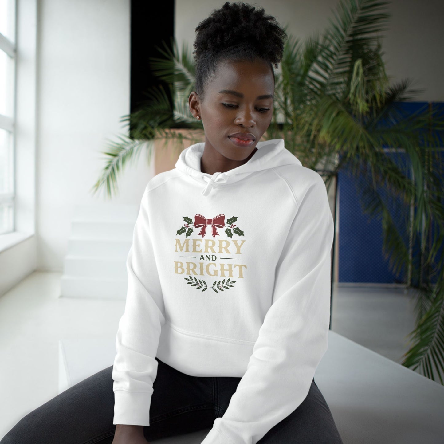 Merry and Bright Holiday Hoodie