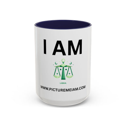 I AM Libra Inspirational Accent Coffee Mug - 11/15oz