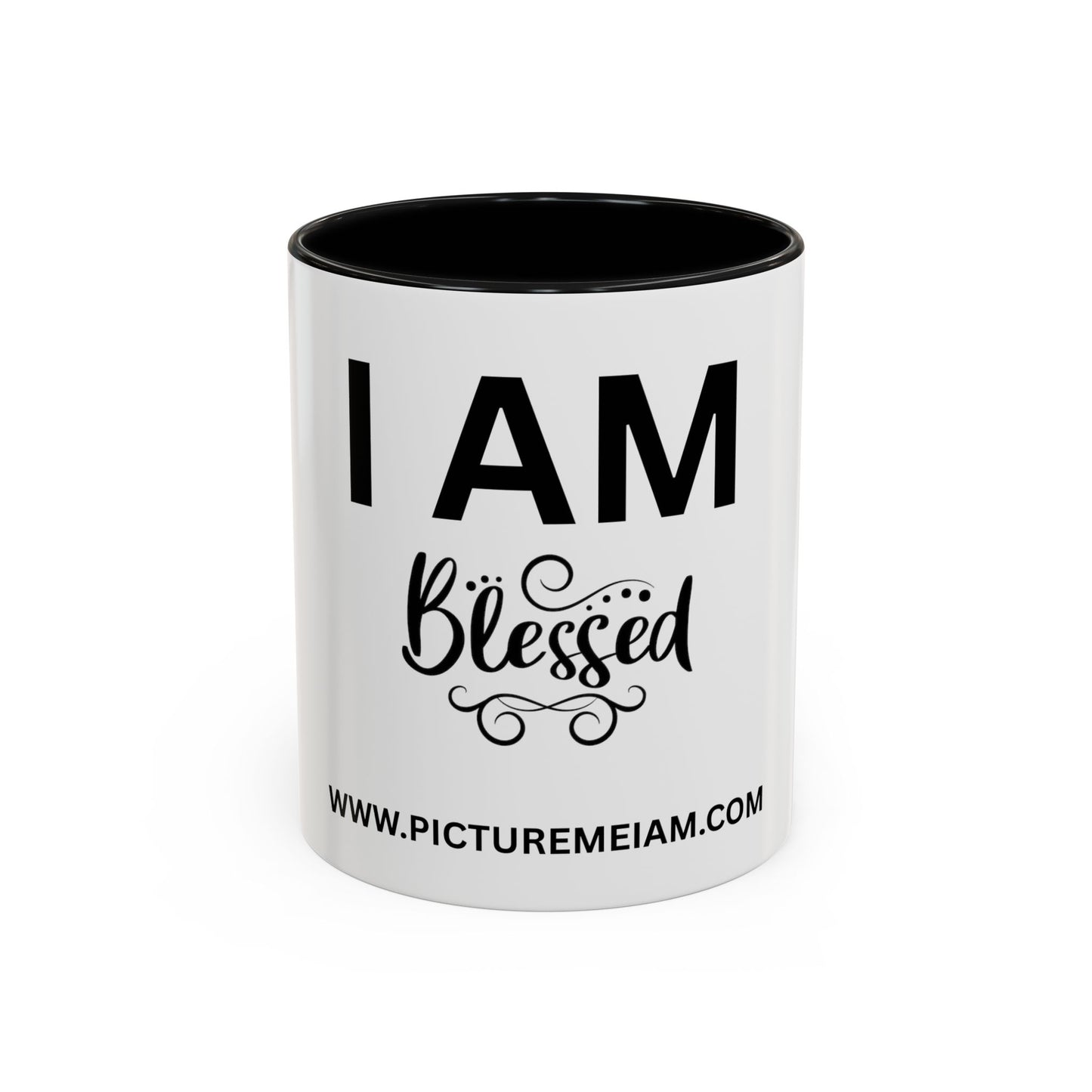 I AM Blessed Inspirational Accent Coffee Mug - 11/15oz