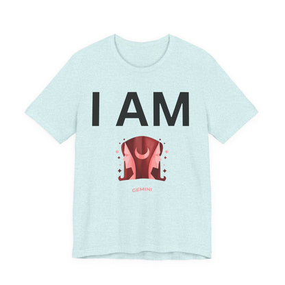 I AM Gemini Unisex Short Sleeve Tee