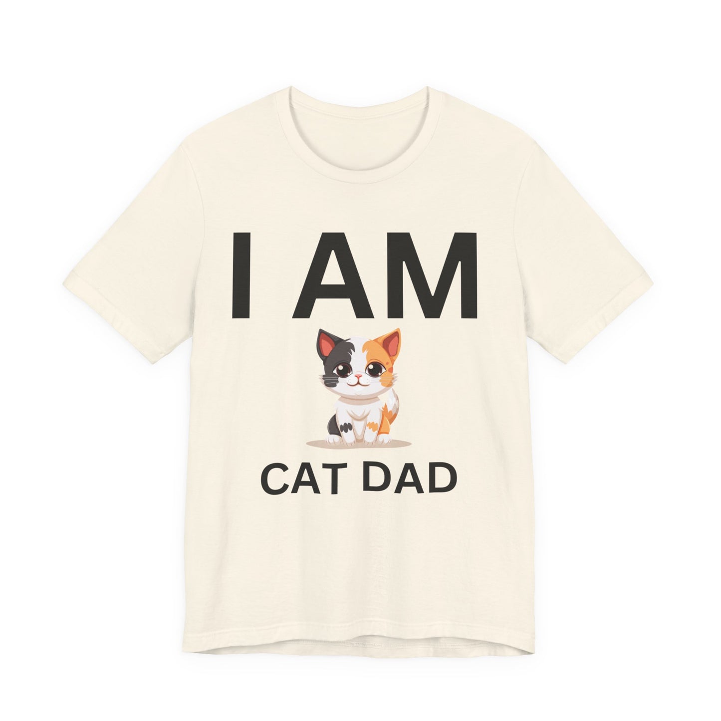 I AM Cat Dad Short Sleeve Tee