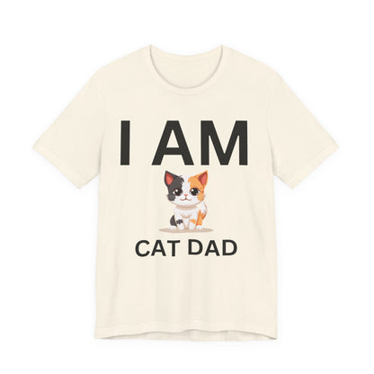 I AM Cat Dad Short Sleeve Tee