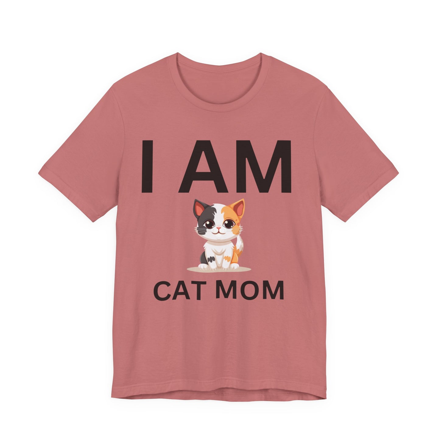I AM Cat Mom Short Sleeve Tee