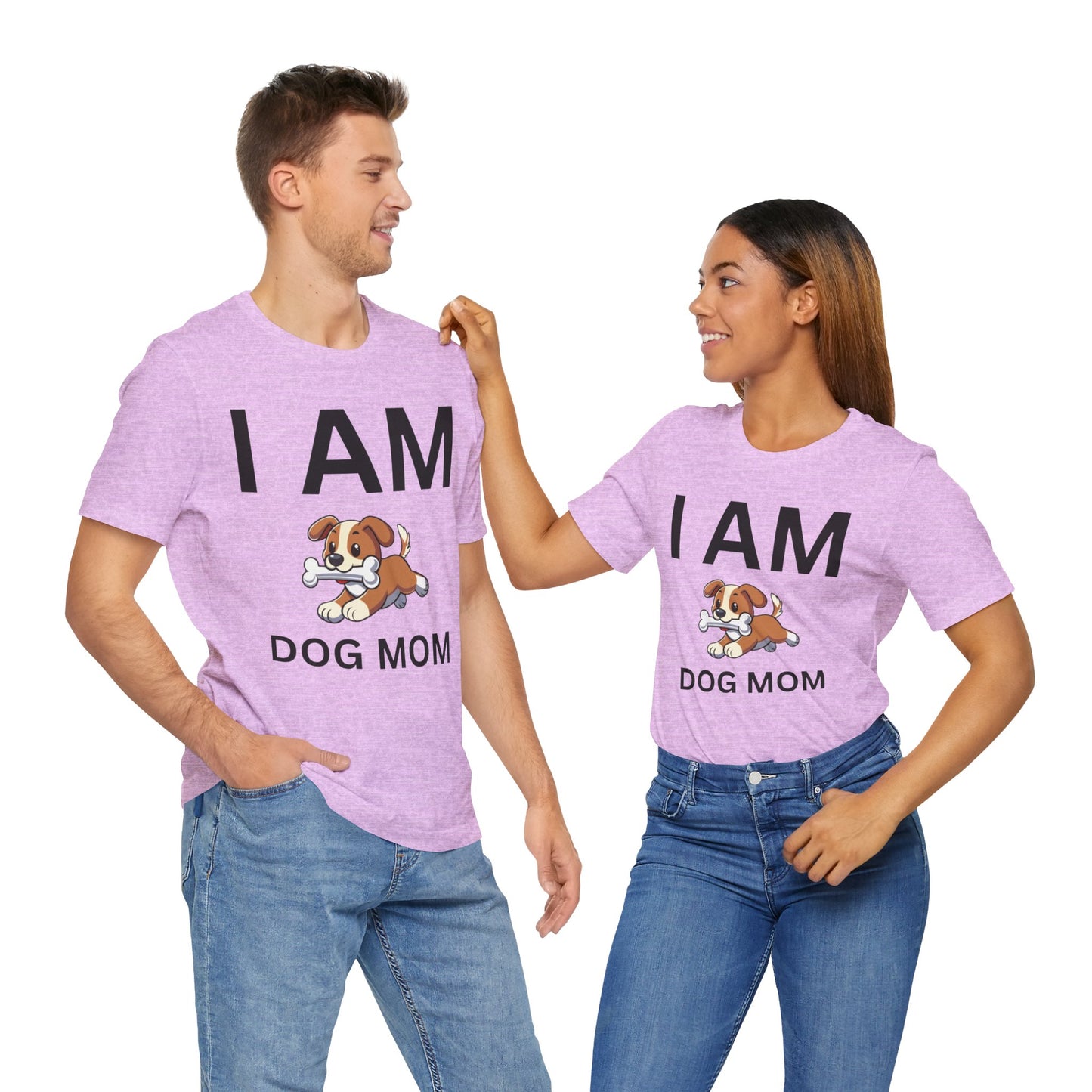 I AM Dog Mom Short Sleeve Tee