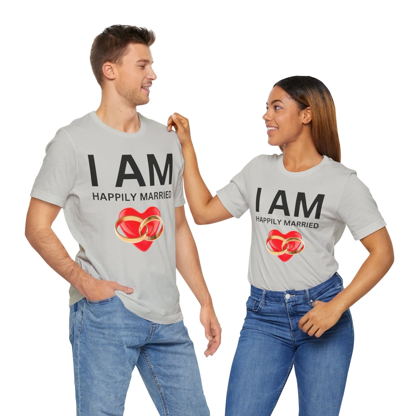 I AM Happily Unisex Short Sleeve Tee