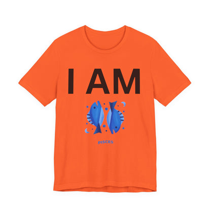 I AM Pisces Unisex Short Sleeve Tee