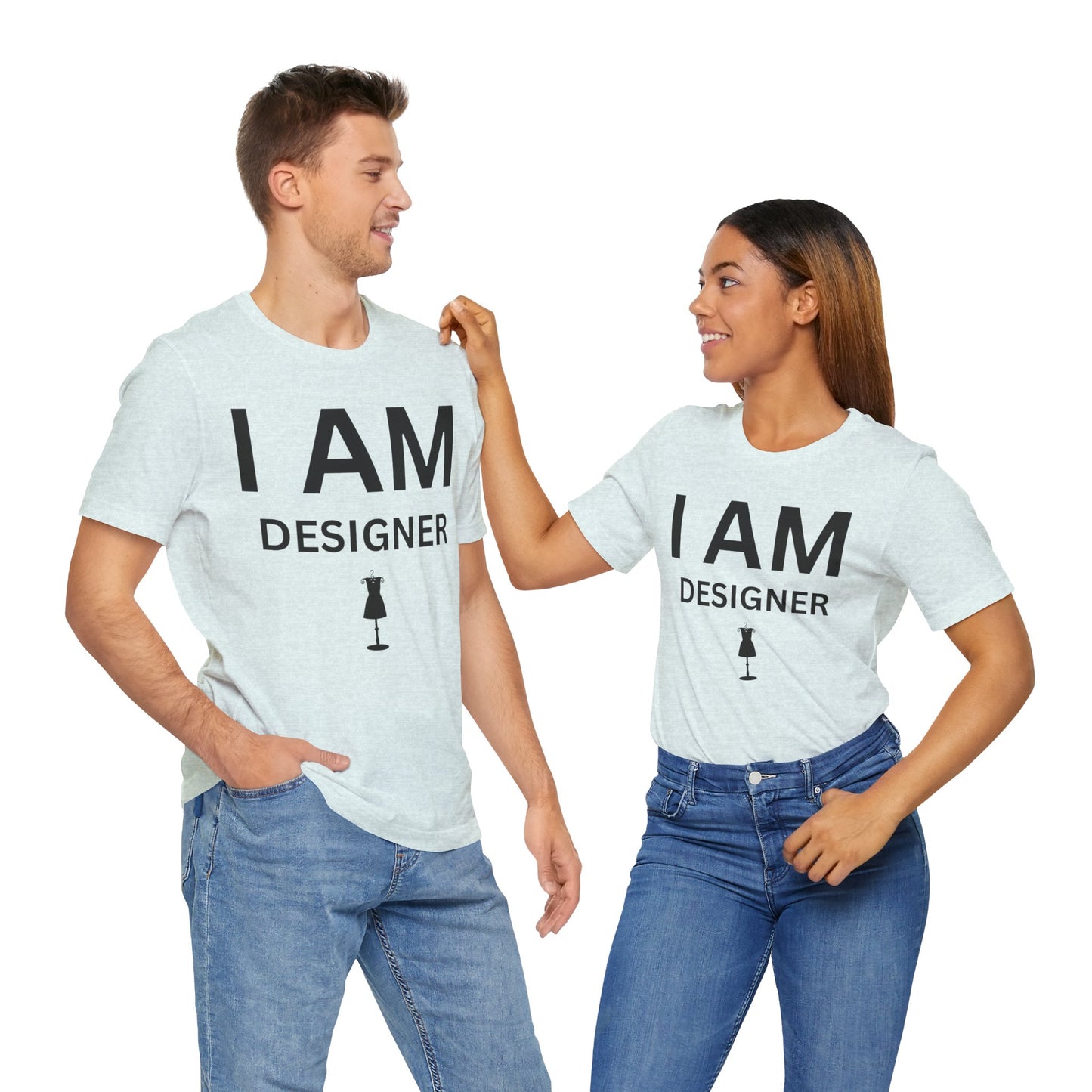 I AM Designer Unisex Short Sleeve Tee