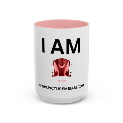 I AM Gemini Inspirational Accent Coffee Mug - 11/15oz