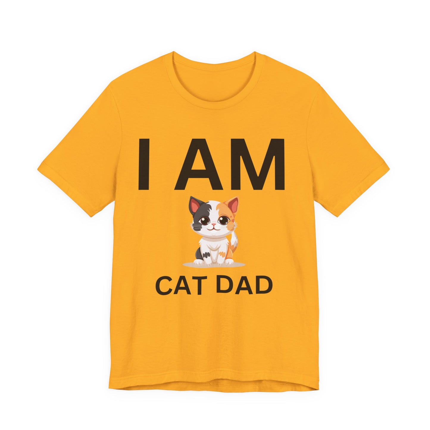 I AM Cat Dad Short Sleeve Tee