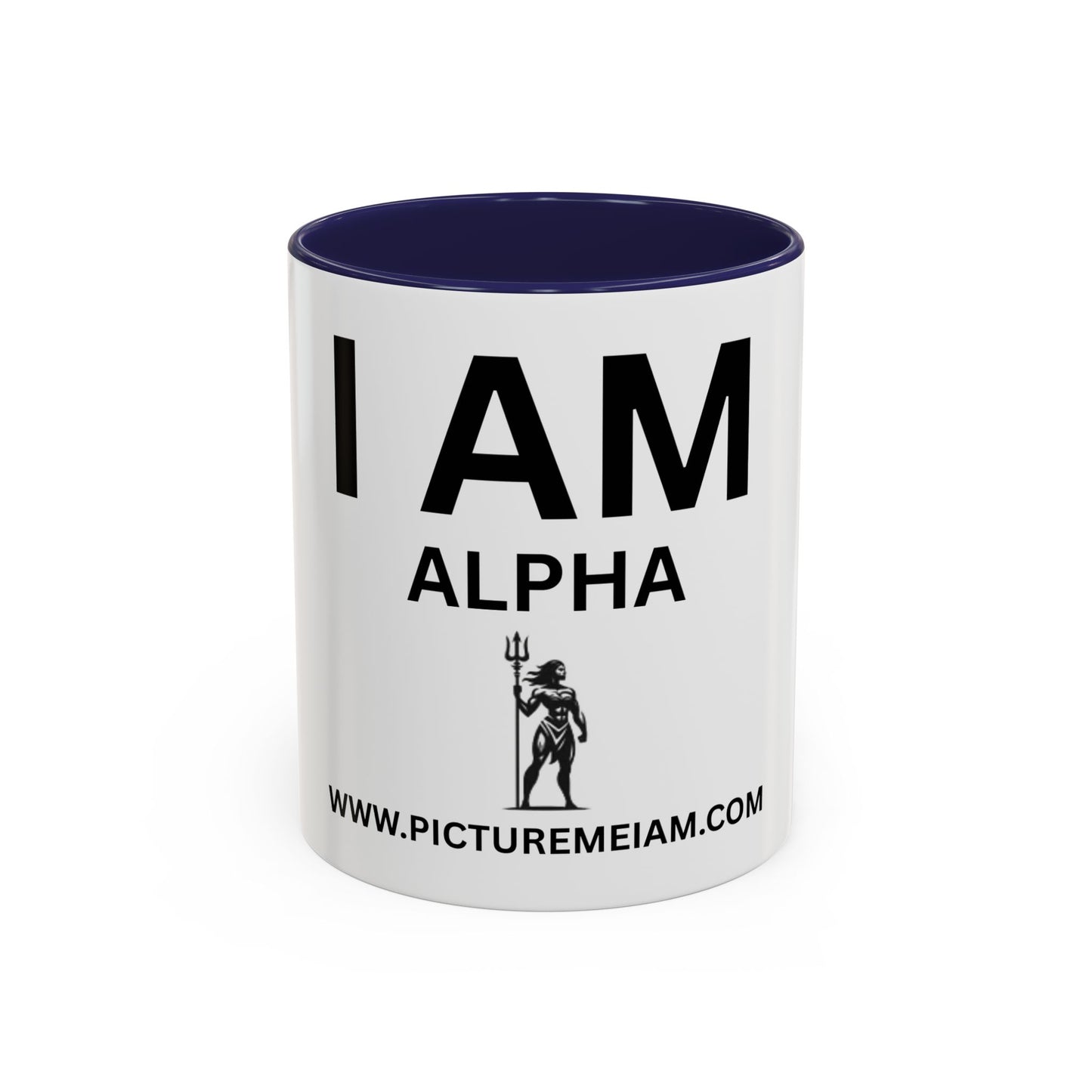 I AM Alpha Women Inspirational Accent Coffee Mug - 11/15oz