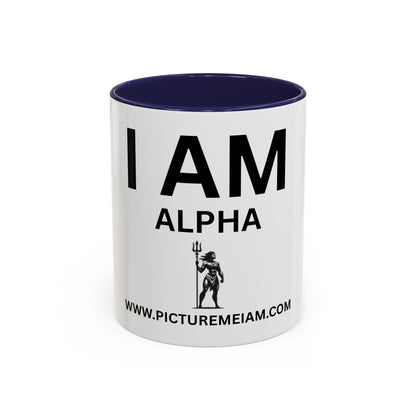 I AM Alpha Women Inspirational Accent Coffee Mug - 11/15oz