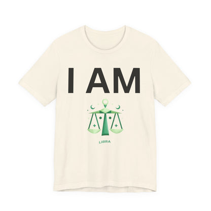I AM Libra Unisex Short Sleeve Tee