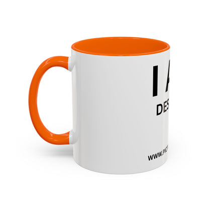 I AM Designer Inspirational Accent Coffee Mug - 11/15oz