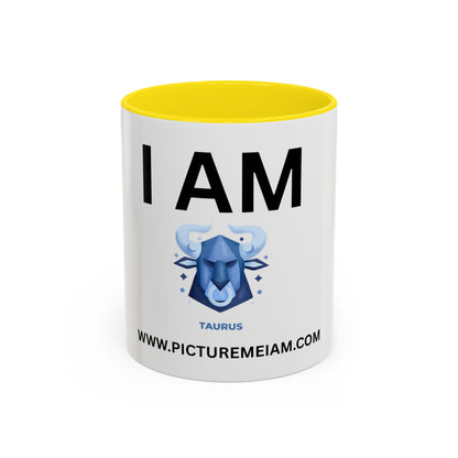 I AM Taurus Inspirational Accent Coffee Mug - 11/15oz