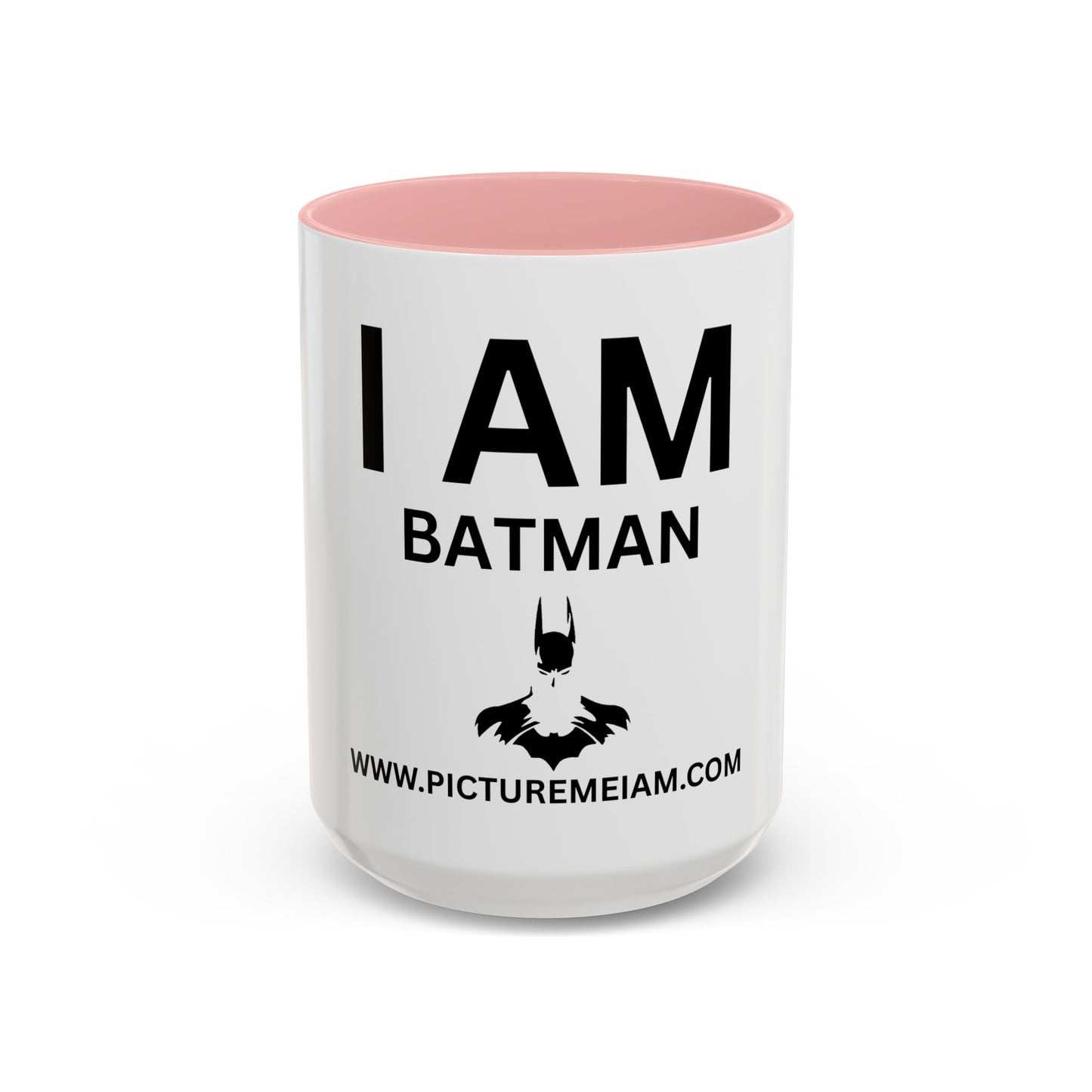 I AM Batman Inspirational Accent Coffee Mug - 11/15oz