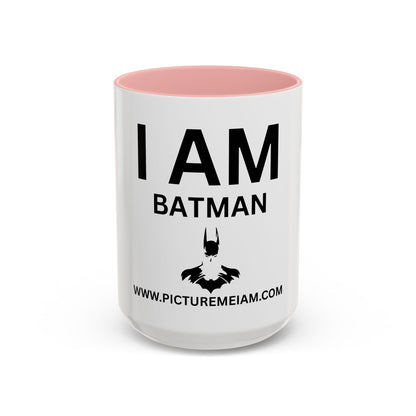 I AM Batman Inspirational Accent Coffee Mug - 11/15oz