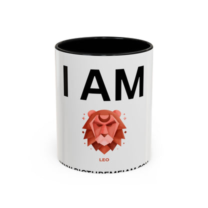 I AM Leo Inspirational Accent Coffee Mug - 11/15oz