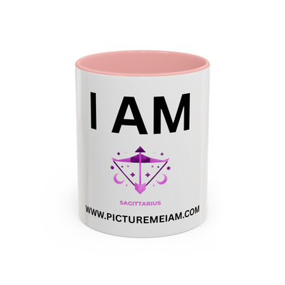 I AM Sagittarius Inspirational Accent Coffee Mug - 11/15oz