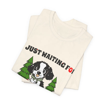 JUST WAITING FOR CHRISTMAS PRESENTS BELLA CANVAS 3001