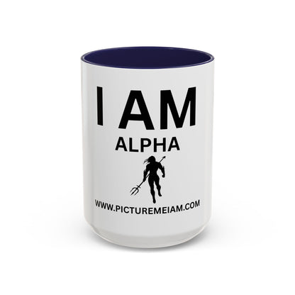 I AM Alpha Men Inspirational Accent Coffee Mug - 11/15oz