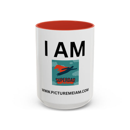 I AM Duper Dad Inspirational Accent Coffee Mug - 11/15oz