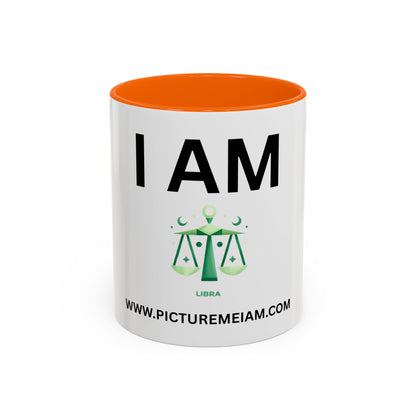 I AM Libra Inspirational Accent Coffee Mug - 11/15oz
