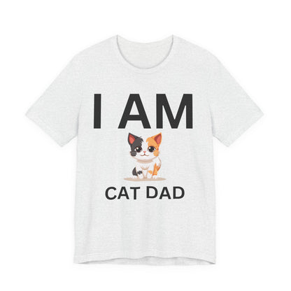 I AM Cat Dad Short Sleeve Tee