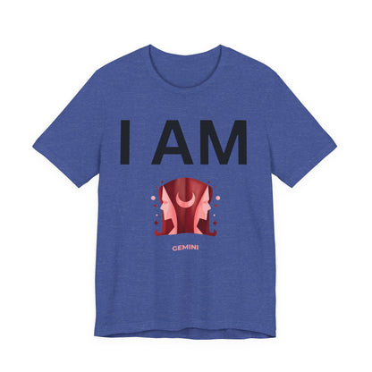 I AM Gemini Unisex Short Sleeve Tee