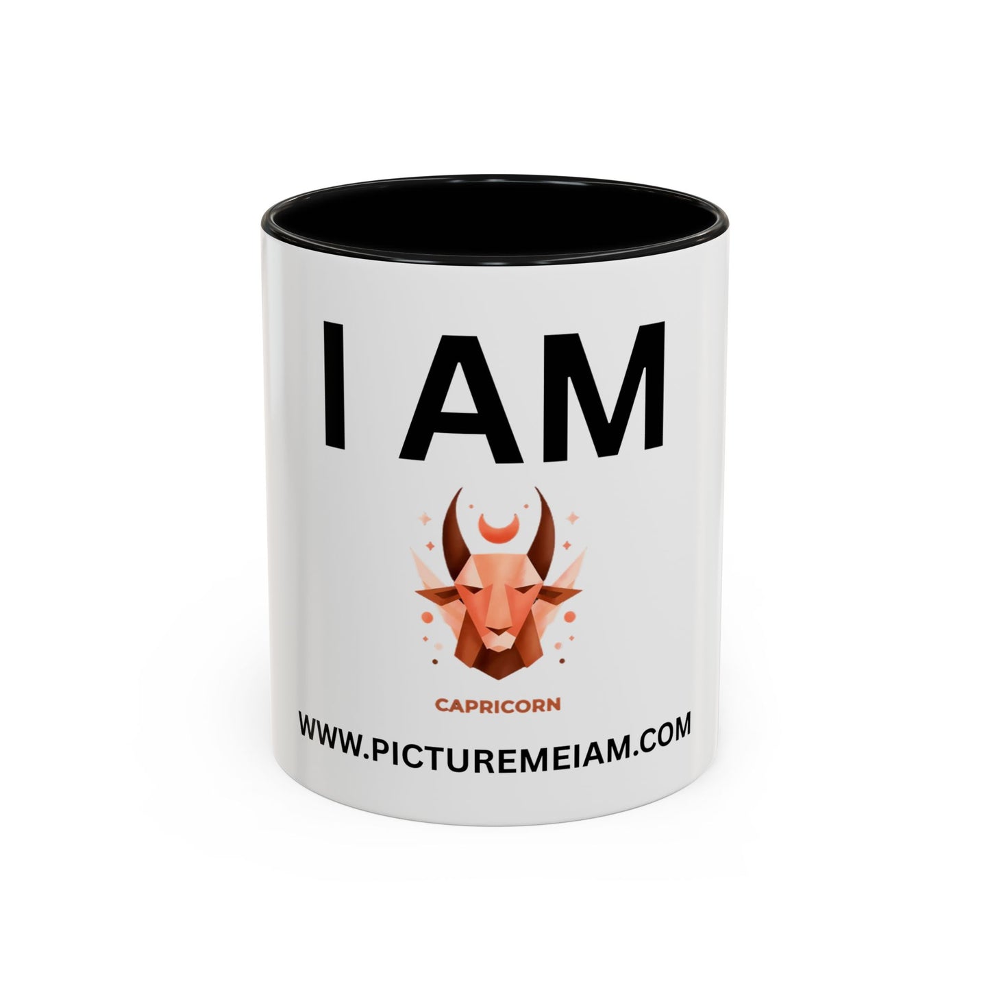 I AM Capricorn Inspirational Accent Coffee Mug - 11/15oz