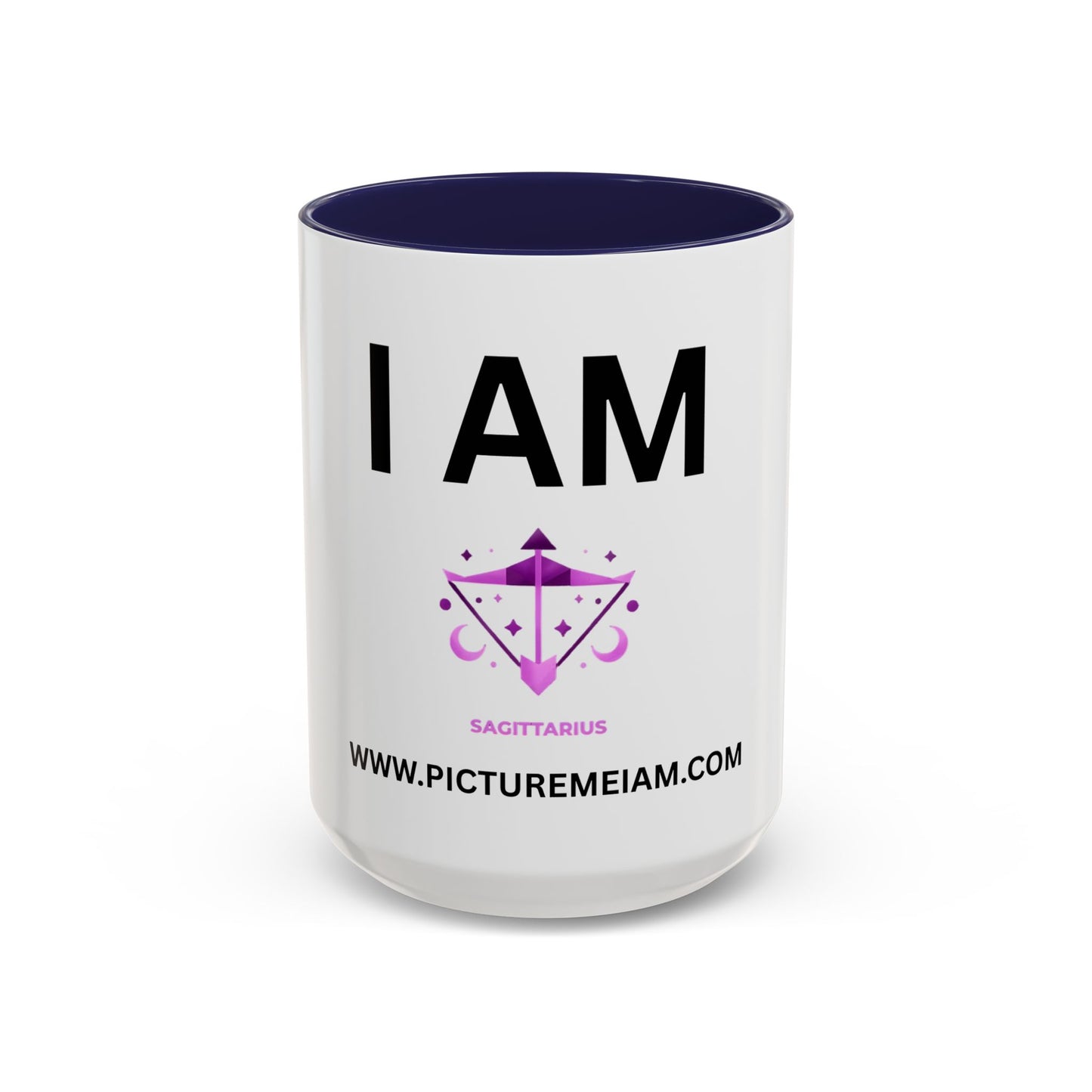 I AM Sagittarius Inspirational Accent Coffee Mug - 11/15oz