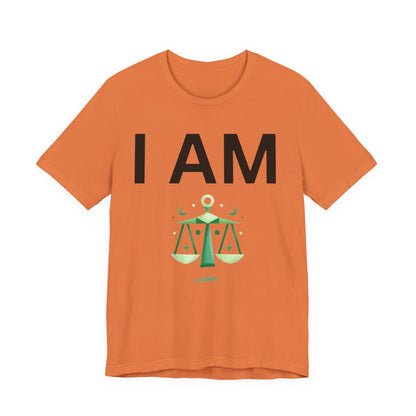 I AM Libra Unisex Short Sleeve Tee