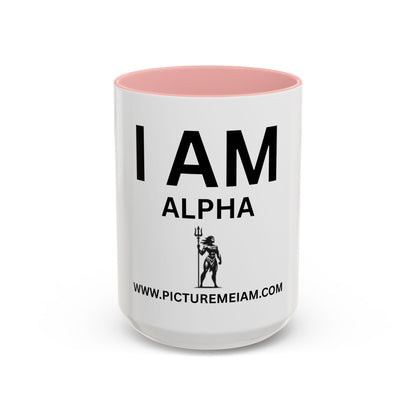 I AM Alpha Women Inspirational Accent Coffee Mug - 11/15oz