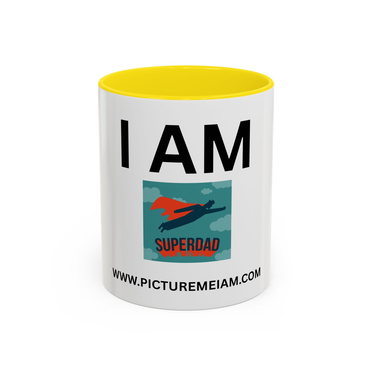 I AM Duper Dad Inspirational Accent Coffee Mug - 11/15oz