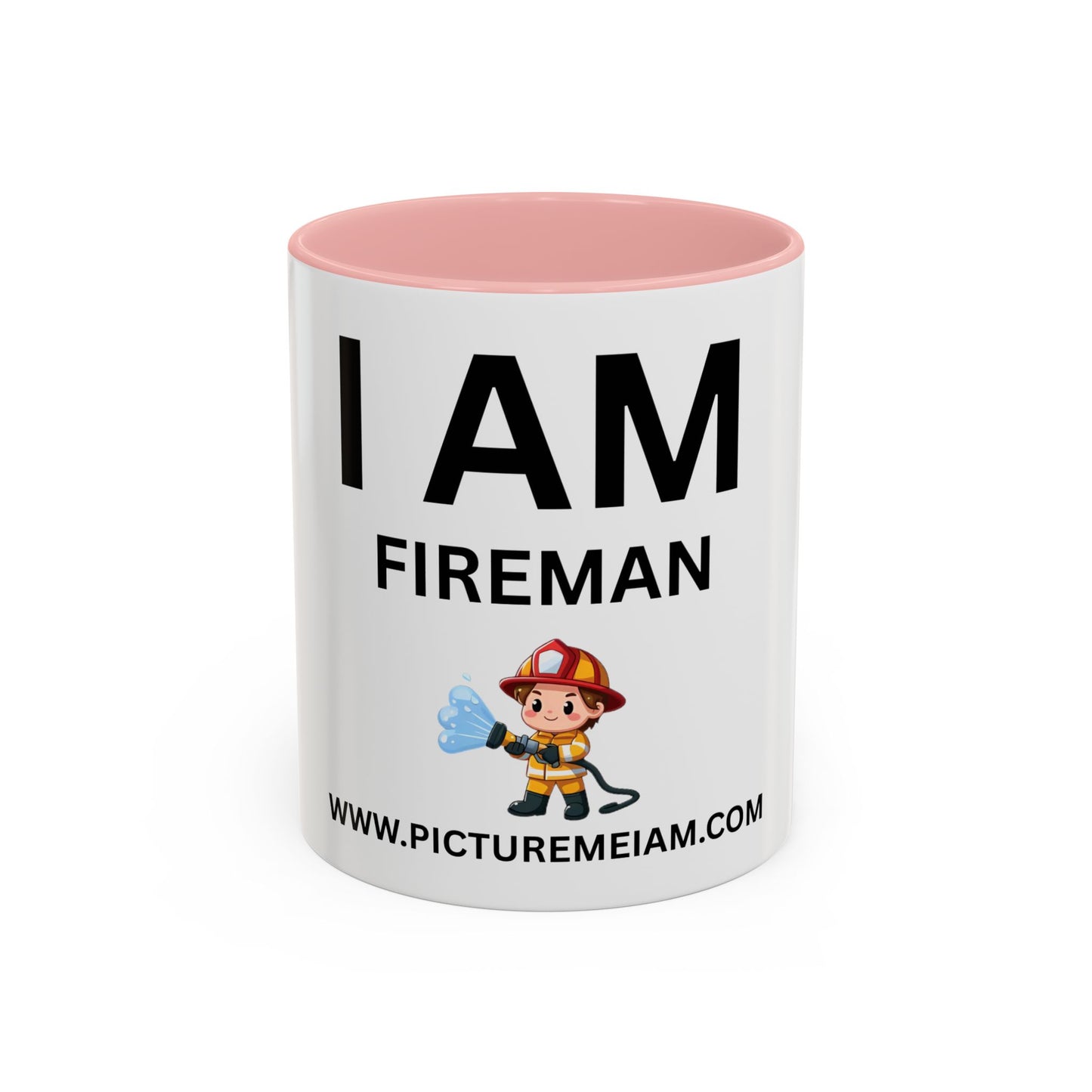 I AM Fireman Inspirational Accent Coffee Mug - 11/15oz