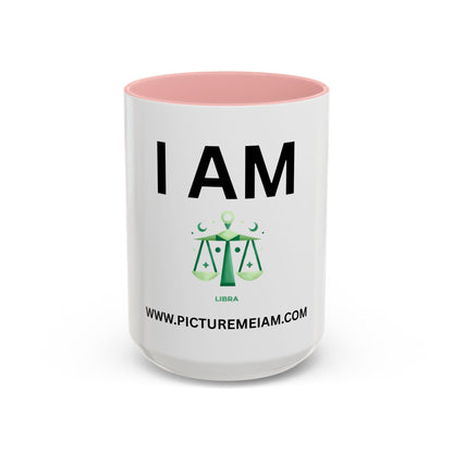 I AM Libra Inspirational Accent Coffee Mug - 11/15oz