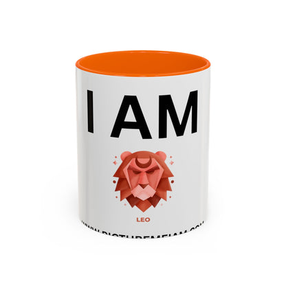 I AM Leo Inspirational Accent Coffee Mug - 11/15oz