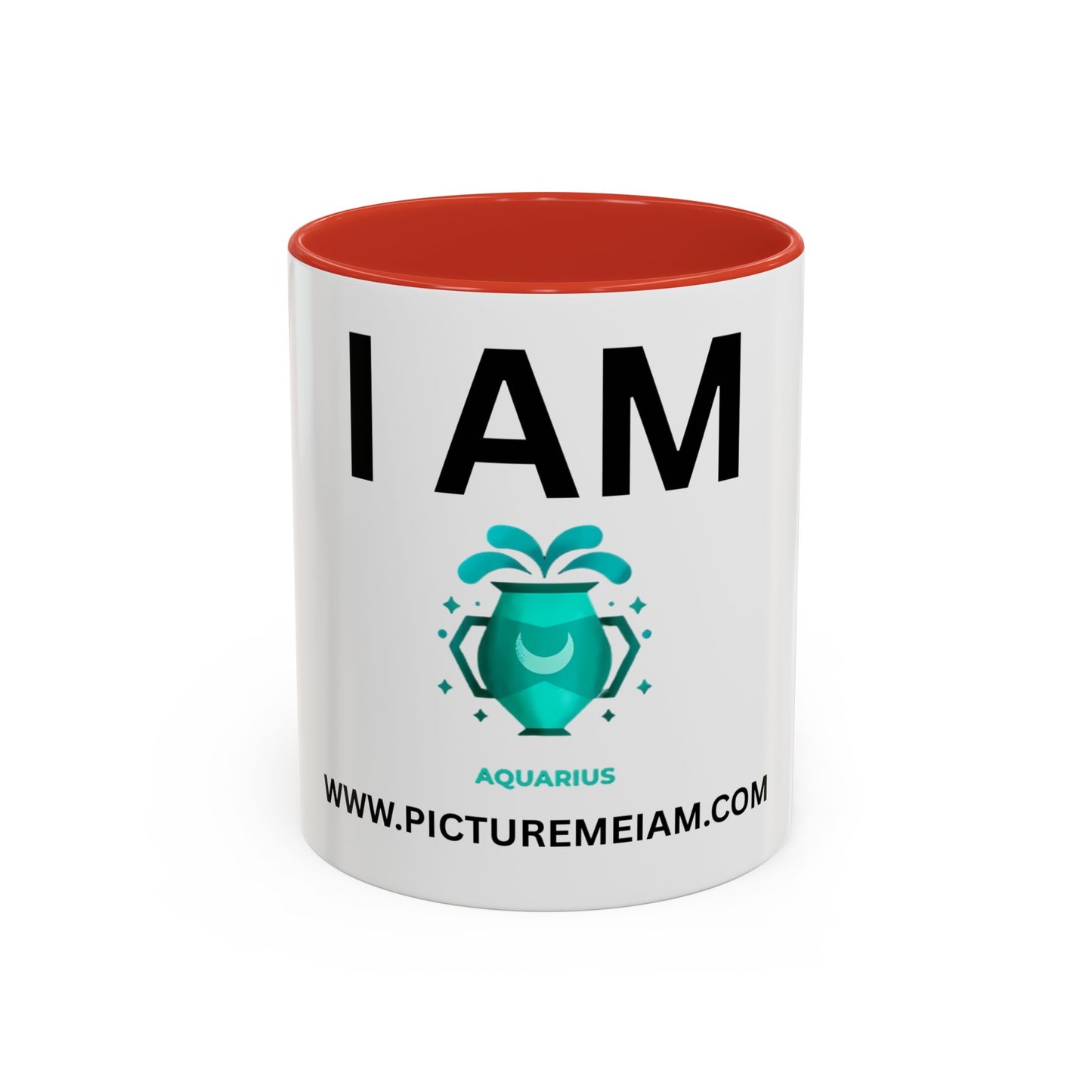 I AM Aquarius Inspirational Accent Coffee Mug - 11/15oz