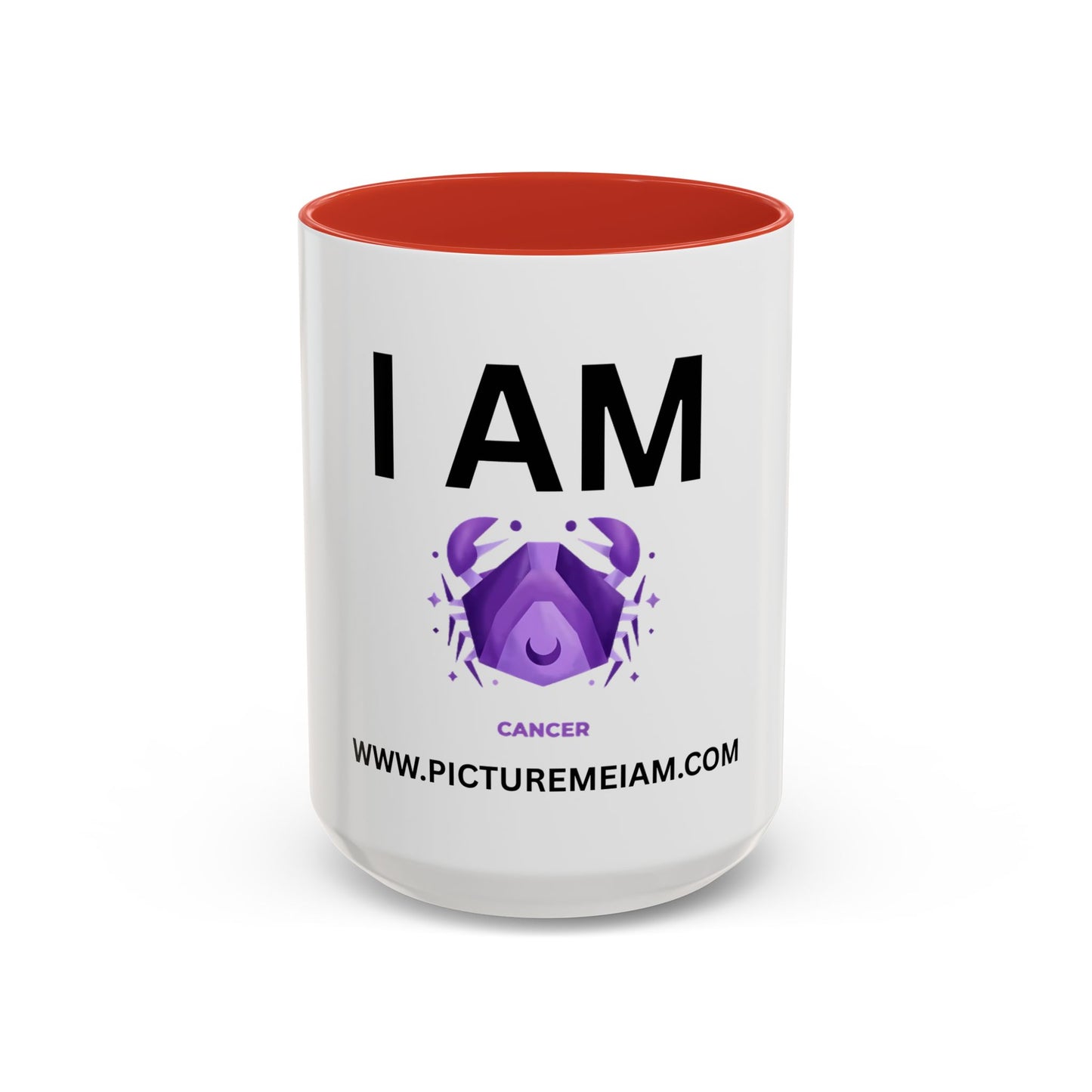 I AM Cancer Inspirational Accent Coffee Mug - 11/15oz