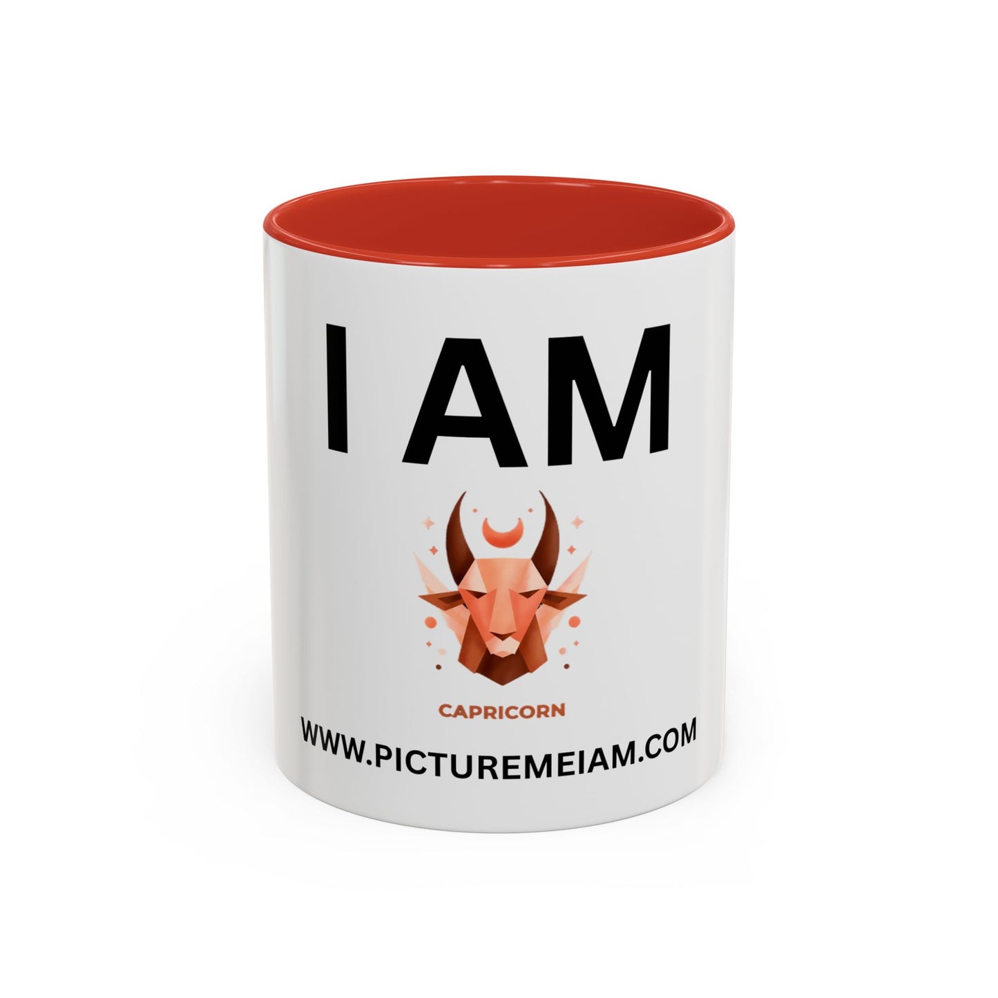 I AM Capricorn Inspirational Accent Coffee Mug - 11/15oz