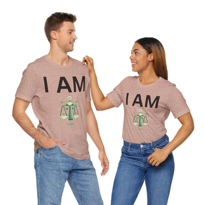 I AM Libra Unisex Short Sleeve Tee