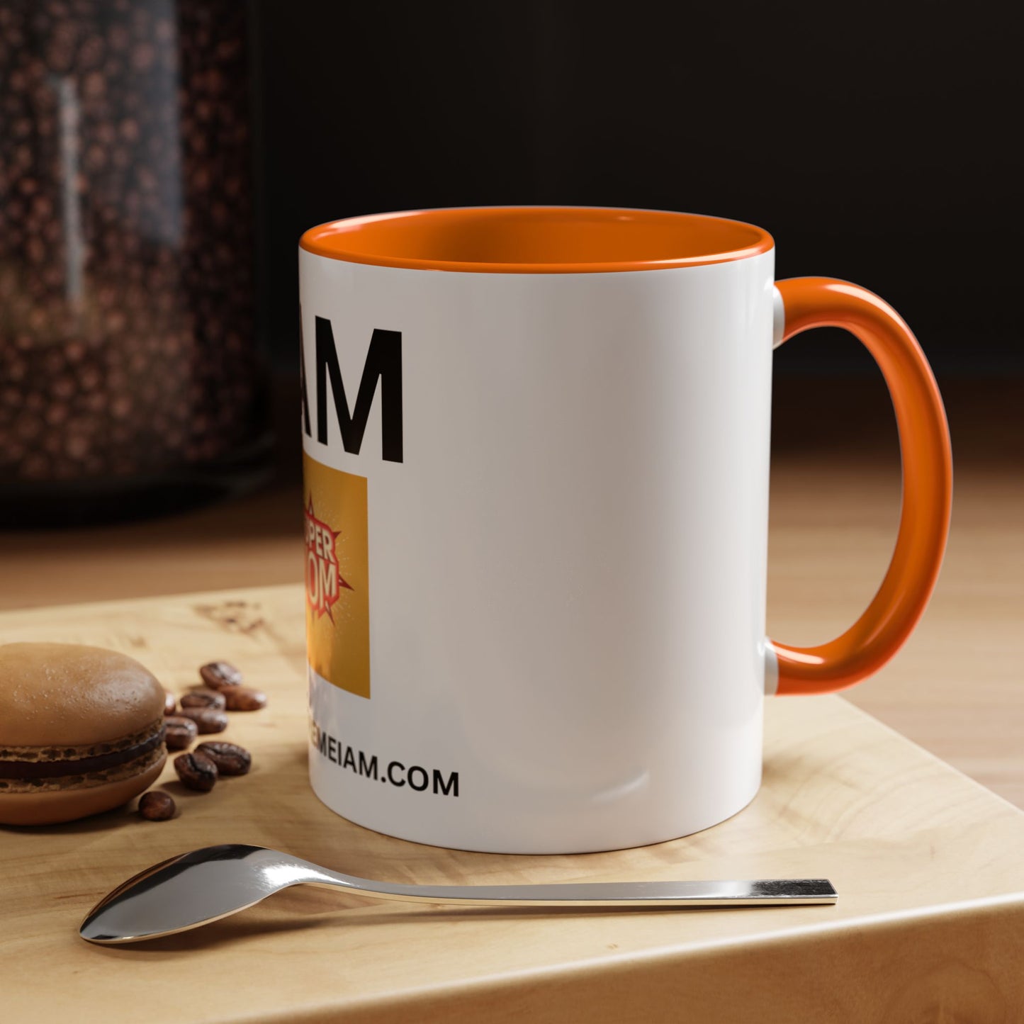 I AM Super Mom Inspirational Accent Coffee Mug - 11/15oz