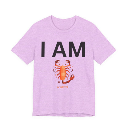 I AM Scorpio Unisex Short Sleeve Tee