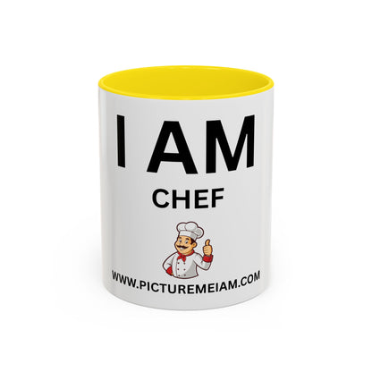 I AM Chef Inspirational Accent Coffee Mug - 11/15oz
