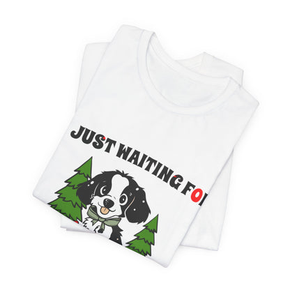 JUST WAITING FOR CHRISTMAS PRESENTS BELLA CANVAS 3001