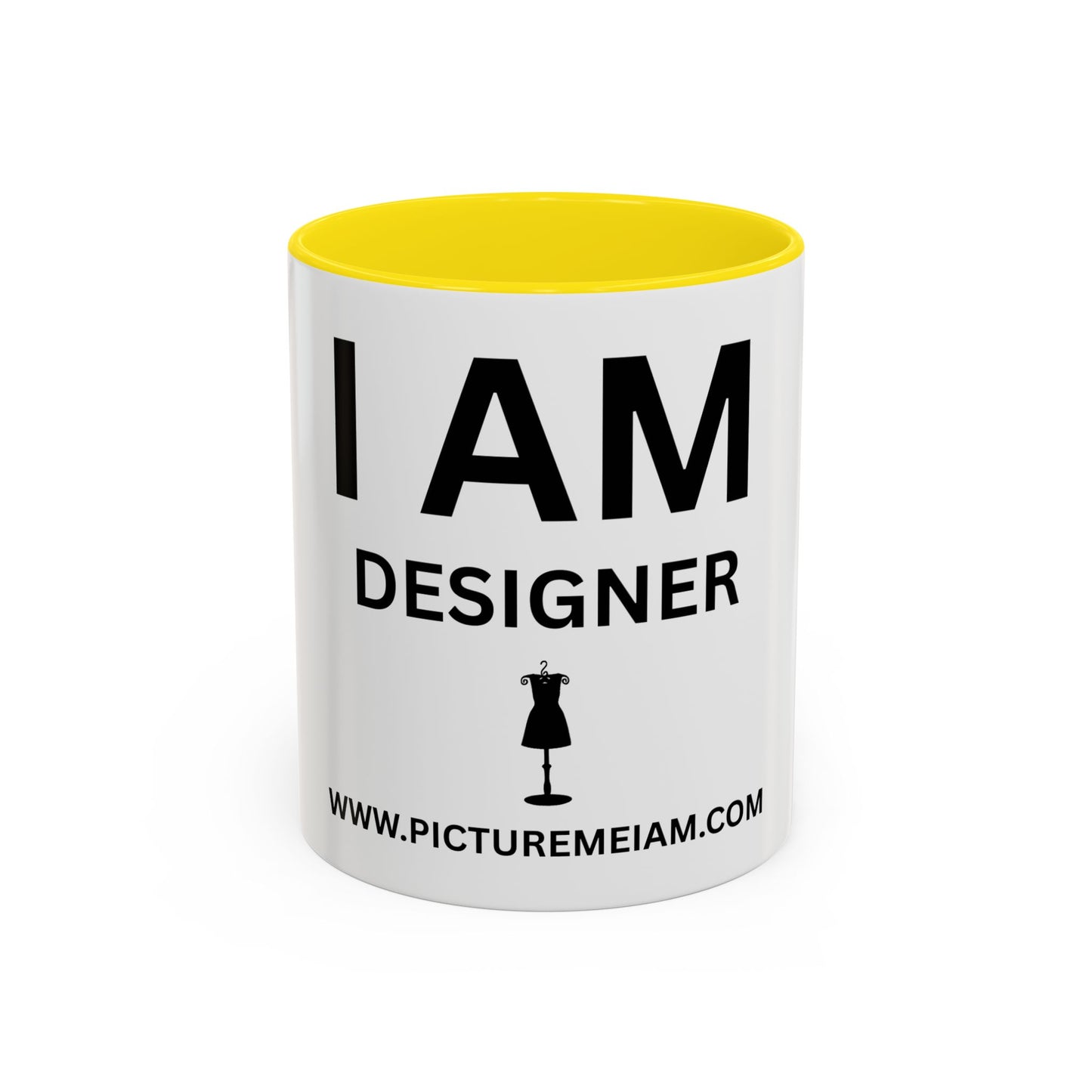 I AM Designer Inspirational Accent Coffee Mug - 11/15oz